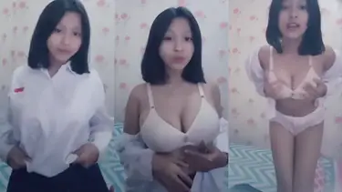 Rara Nadifa Cewek SMP Hijab Goyang Binal Di Ranjang poster